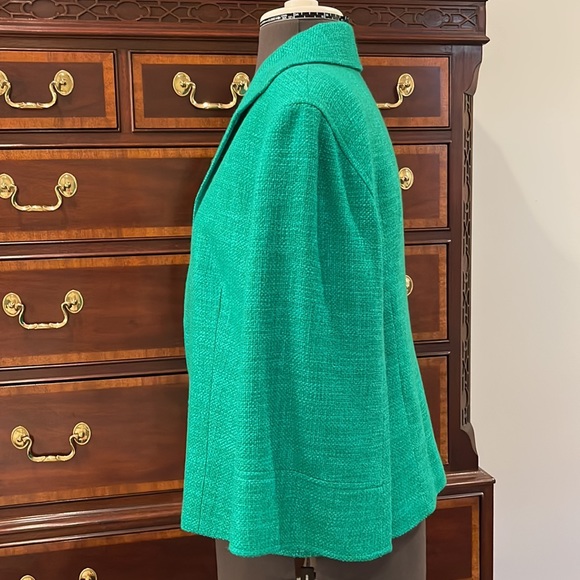Lafayette 148 New York Gorgeous Green Jacket - Picture 3 of 5